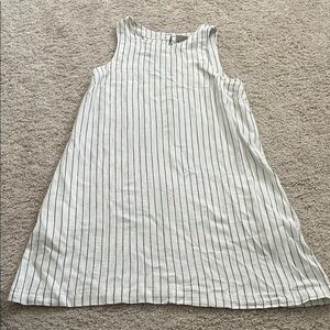 Striped Sleeveless Woman’s Dress